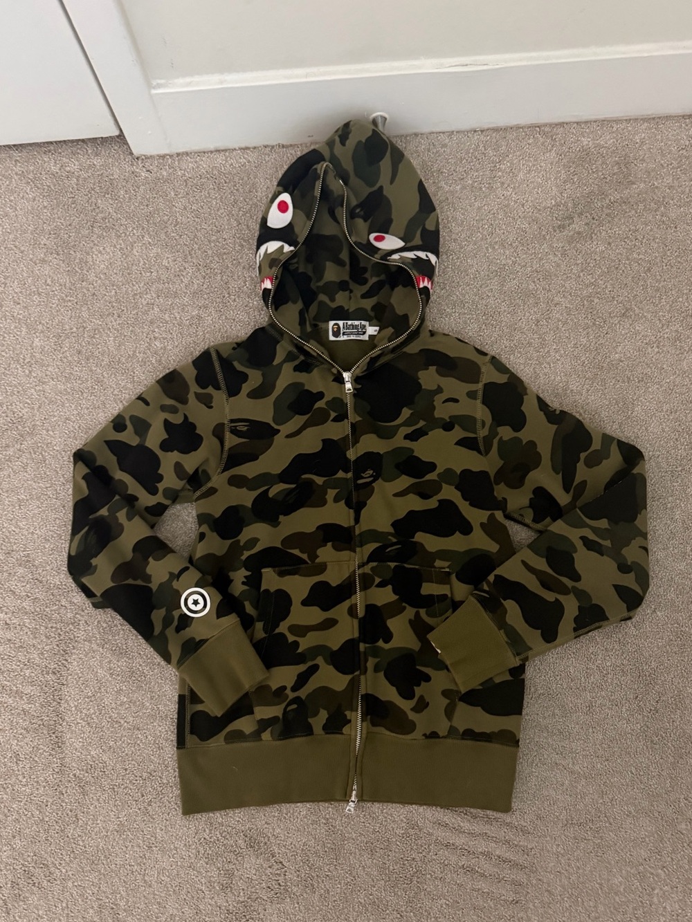 BAPE PONR Shark Zip Hoodie